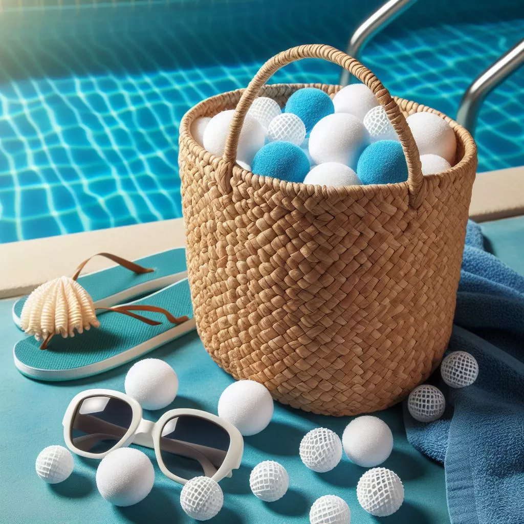 Pool filter balls