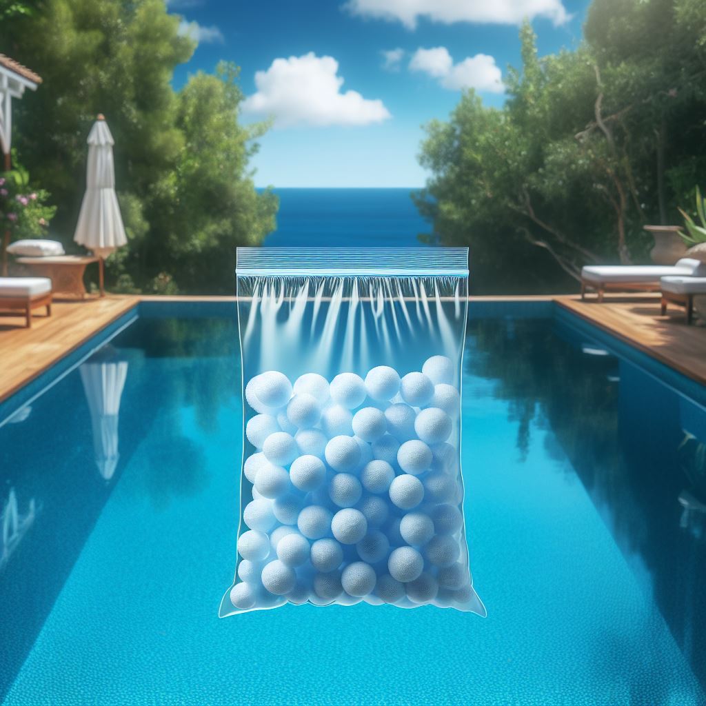 Pool filter balls