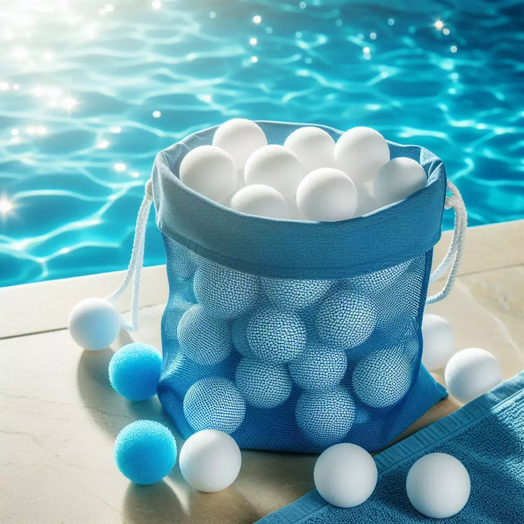 Pool filter balls