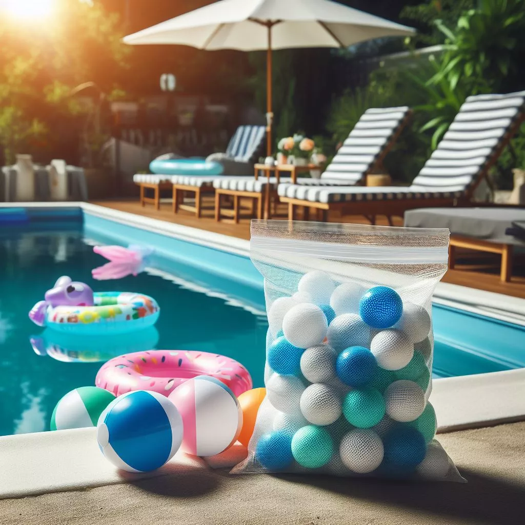 Pool filter balls