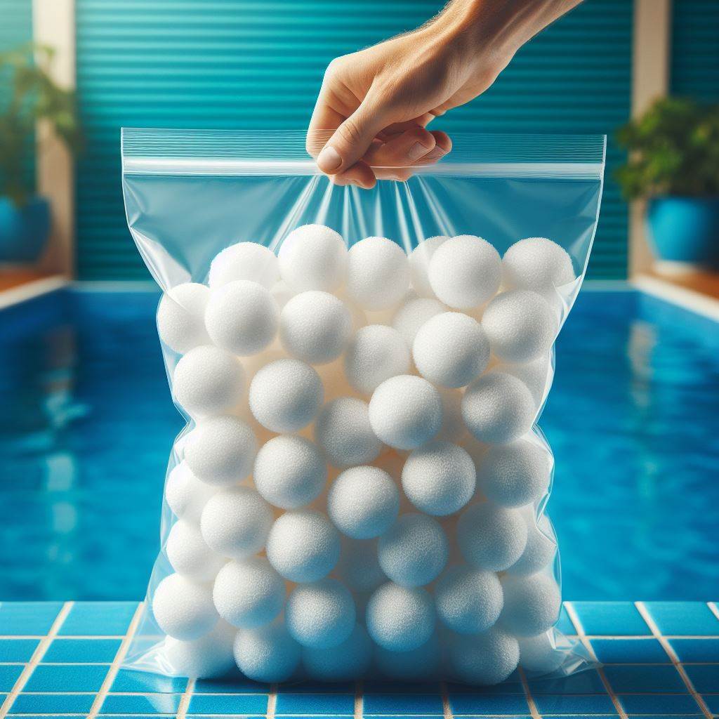 Pool filter balls