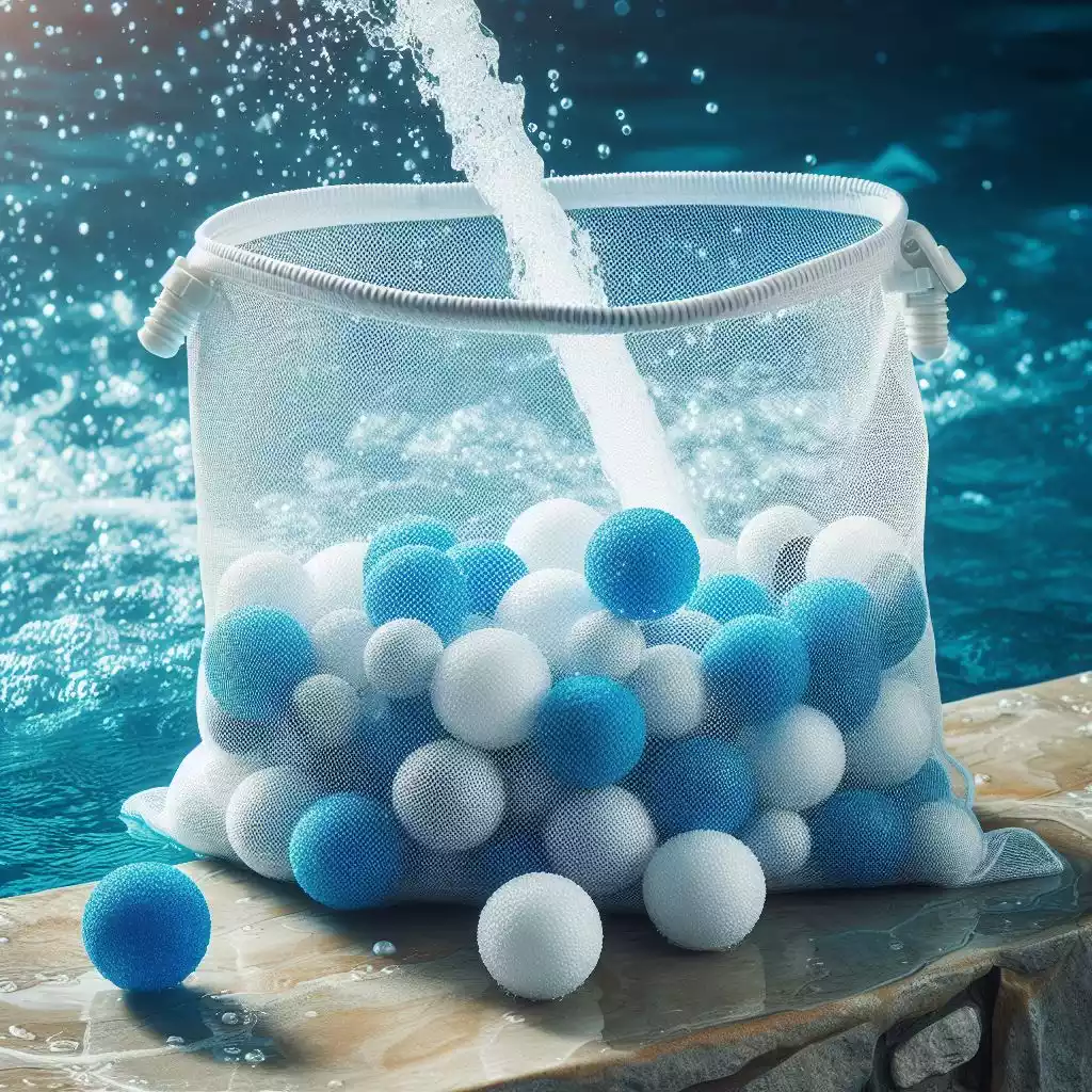 Pool filter balls