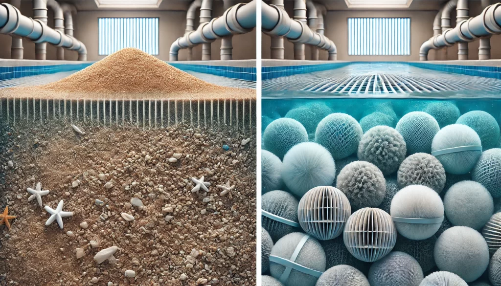 Filter Balls vs. Sand Filters: Which is Better for Pools?